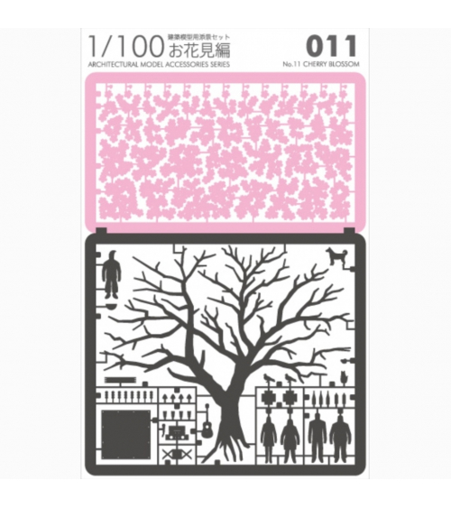 1/100 architectural model "Hanami"