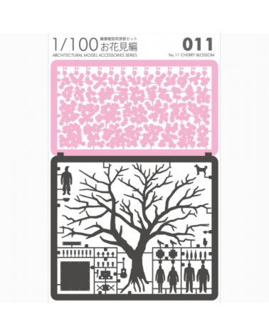 1/100 architectural model "Hanami"