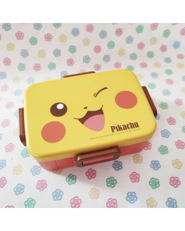 Bento box kawaii Pokemon Pikachu 650ml amarilla.