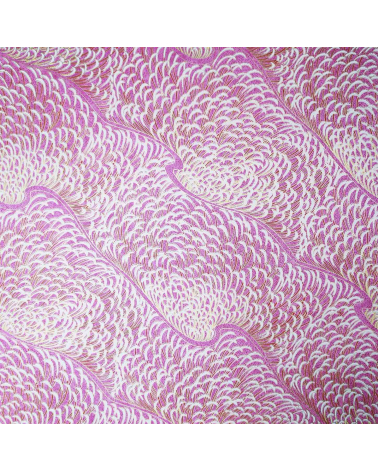 Chiyogami Japanese rice paper washi kiku in pink