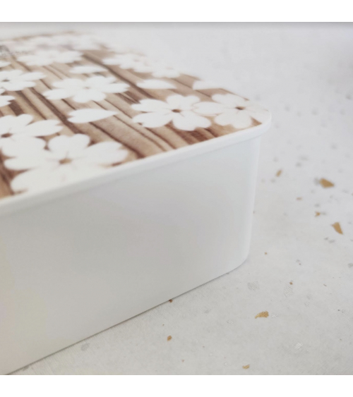 Bento box (Lunch box) sakura blanco