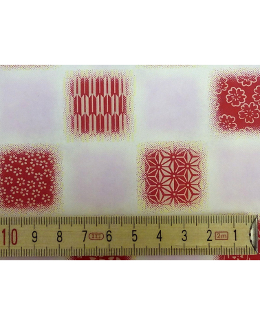 Papel Chiyogami cuadrados con motivos tradicionales