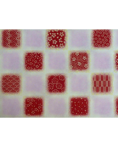 Papel Chiyogami cuadrados con motivos tradicionales