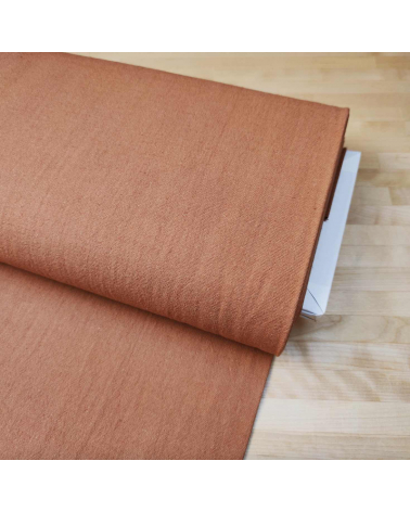 Cotton-linen Japanese canvas in bronze