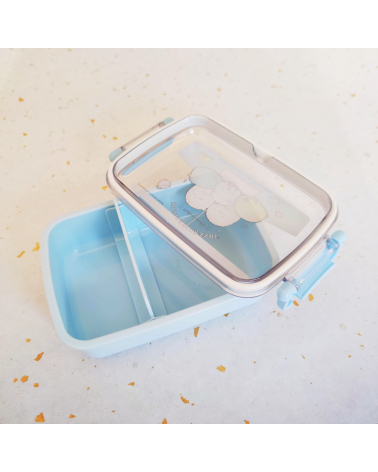 Bento box Sumikko Gurashi 450ml azul.