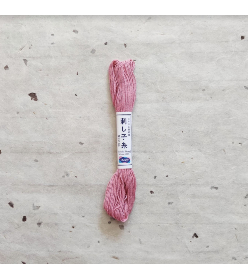 Sashiko (Japanese embroidery) thread 20m. Red, pink and orange.