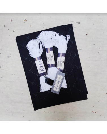 Kit Bolso sashiko (bordado japonés).