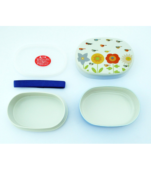 Bento box (Lunch box) kotoritachi pajaritos y flores