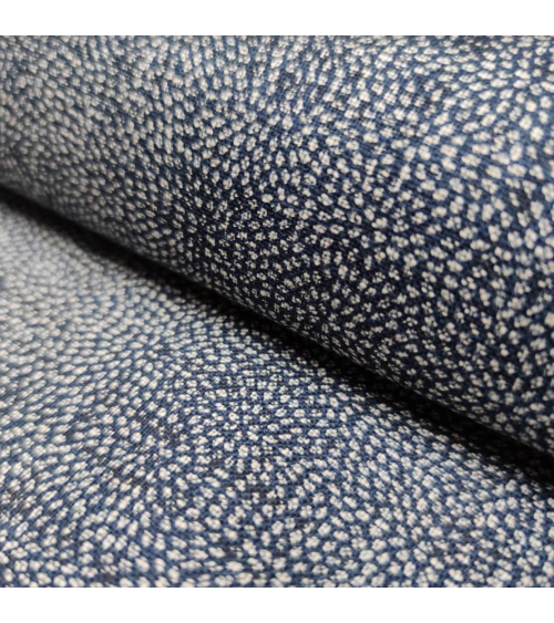 Tela japonesa Rustic Indigo. "Kiku katazome"