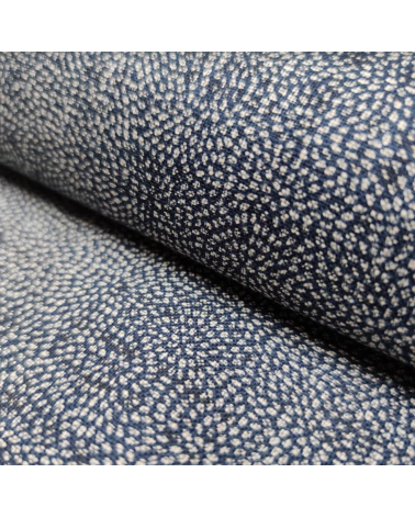 Tela japonesa Rustic Indigo. "Kiku katazome"