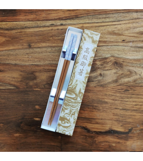 Japanese bamboo chopsticks "Flowers: Soft colors"