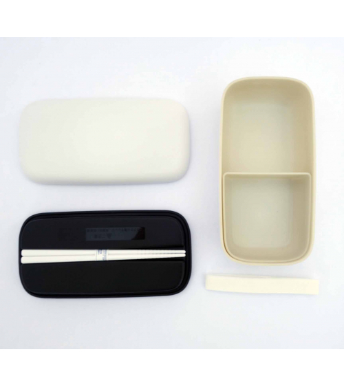 Bento box (Lunch box) basic blanca