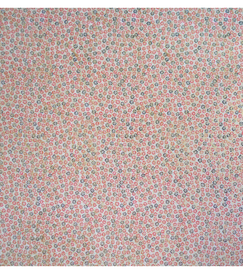 Papel japonés chiyogami flores y remolinos sobre fondo blanco