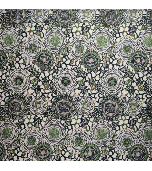 "Hanakarakusa" chiyogami paper in green shades.