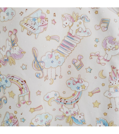 Tote bag "Unicornios musicales"