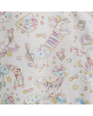 Tote bag "Unicornios musicales"