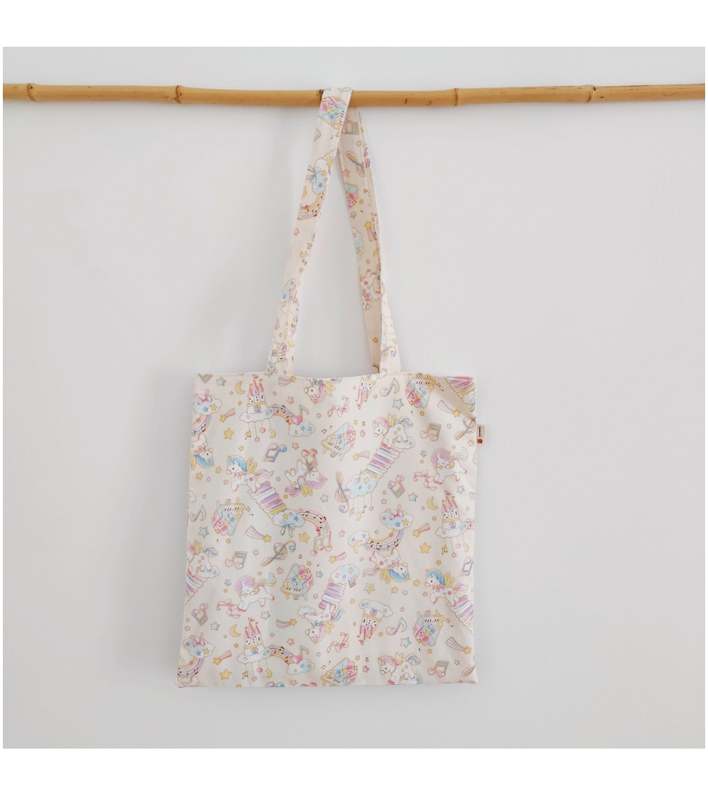 Tote bag "Unicornios musicales"