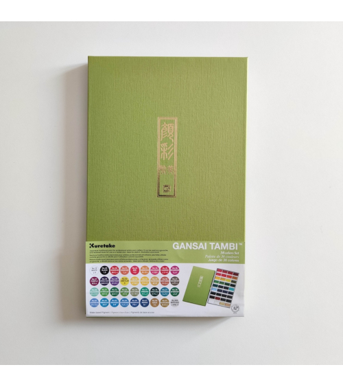 Acuarelas japonesas Kuretake Gansai Tambi 36 colores