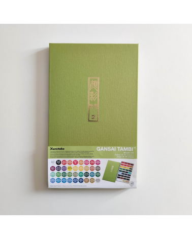 Acuarelas japonesas Kuretake Gansai Tambi 36 colores