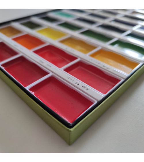 Acuarelas japonesas Kuretake Gansai Tambi 36 colores