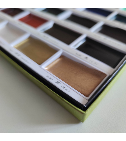 Acuarelas japonesas Kuretake Gansai Tambi 36 colores