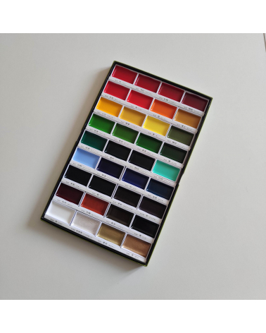 Acuarelas japonesas Kuretake Gansai Tambi 36 colores