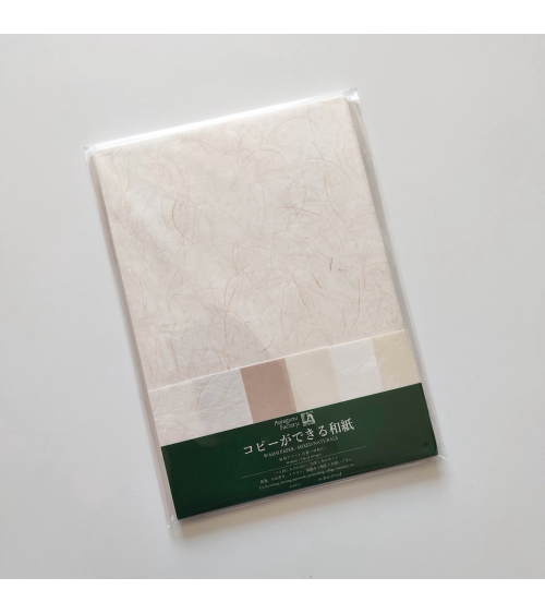 Papel Japonés washi AWAGAMI "Mix Natural" 50 hojas.