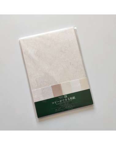 Papel Japonés washi AWAGAMI "Mix Natural" 50 hojas.