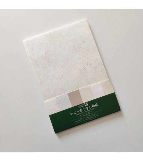 Papel Japonés washi AWAGAMI "Mix Natural" 50 hojas.
