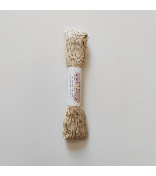 Sashiko (Japanese embroidery) 'Awai-iro' thread 40m. Subdued tones.