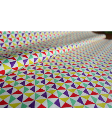Tela japonesa. Shuriken multicolor