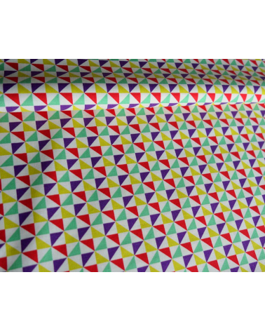 Tela japonesa. Shuriken multicolor
