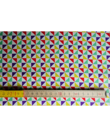 Tela japonesa. Shuriken multicolor