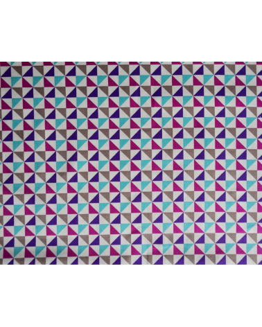 Tela japonesa. Shuriken tonos lilas