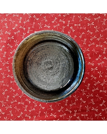 Japanese matcha tea bowl (chawan) 'Stroke'.