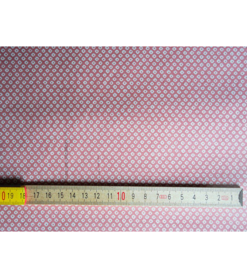 Tela japonesa. Shibori rosa palo