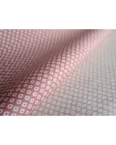 Tela japonesa. Shibori rosa palo