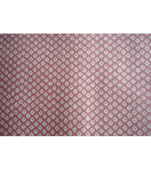 Tela japonesa. Shibori rosa palo