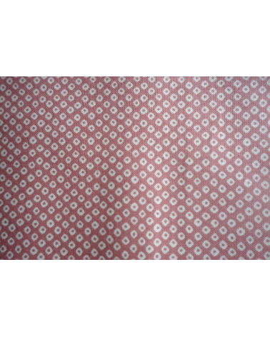 Tela japonesa. Shibori rosa palo