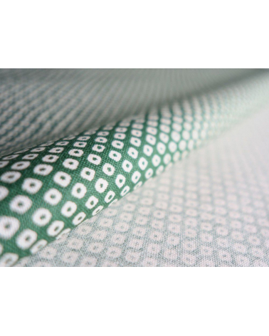 Tela japonesa. Shibori verde bosque