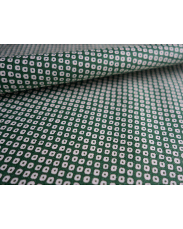 Tela japonesa. Shibori verde bosque