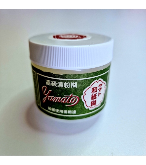 Cola Japonesa de almidón especial para papel washi "Yamato", en tarro de 100g.