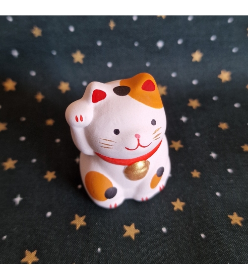 Amuleto Maneki Neko blanco