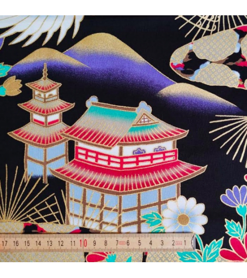 Tela japonesa Paisaje japonés