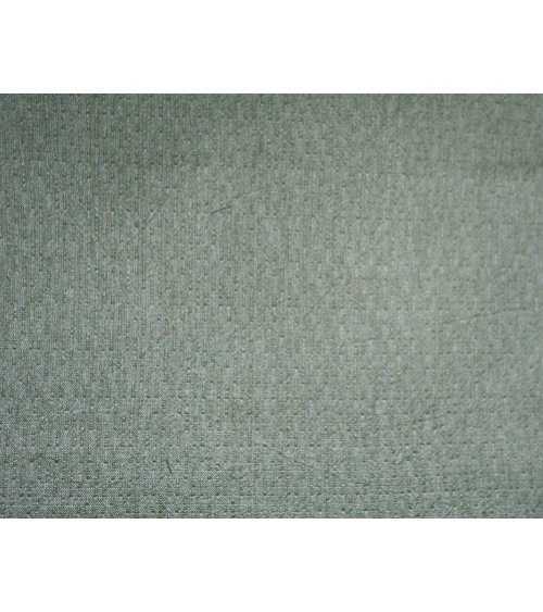 Tela japonesa. Arcadian check verde piedra